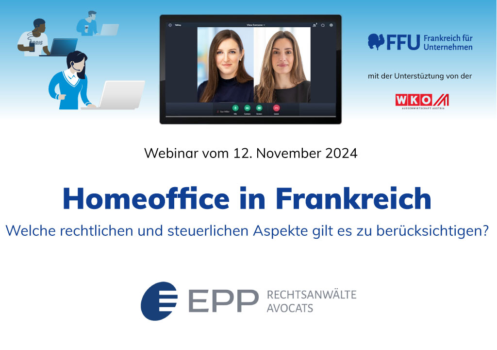 Homeoffice in Frankreich
